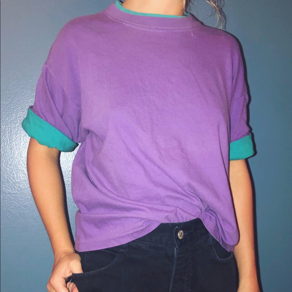 Retro two tone T-shirt